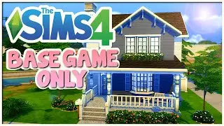 BASE GAME ONLY || Small Family Home || The Sims 4: Speed Build