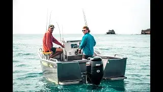 Get the Dog | Seacruiser Bulldog 4800 with 90HP Suzuki Outboard