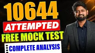 Second Attempt MHT CET 2026: Free Mock Test Complete Analysis | 