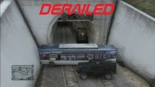 Grand Theft Auto V - How To Derail A Train