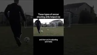 These soccer shooting drills helped me score more goals #soccer #football