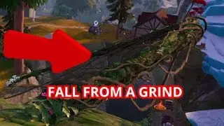 FALL meters from a GRIND VINE !! - Fortnite