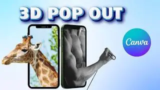 Learn how to create a 3D pop out effect in Canva