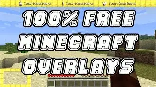 20 Free Minecraft Overlays 100% Editable PSD Twitch | OBS | XSplit (Download Link in Description)