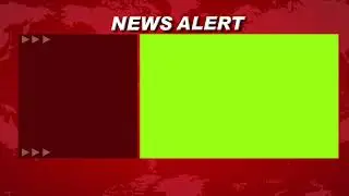 Free Green Screen NEWS ALERT  NO Copyright