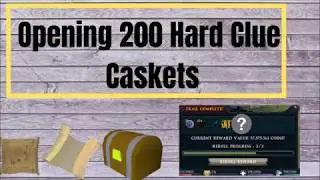 [RS3] Opening 200 Hard Clue Scrolls!