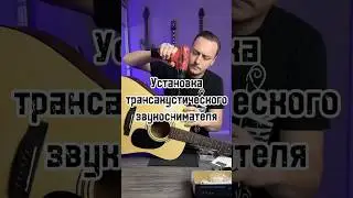 Сверлю и пилю свою акустическую гитару! Установка трансакустического звукоснимателя Lavenue GGP-02
