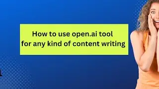 Learn How to Use OpenAI's Tools: A Beginner's Guide | Write social media post using OpenAI | GPT-3