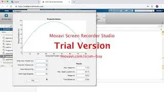 MATLAB Project - Projectile Motion