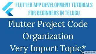 #13 Flutter Project Code Organization | very important topic  | Flutter Tutorials for beginners