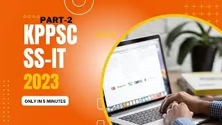 KPPSC Lecturer in SS-IT Past Paper Part-2 | 22/12/2023 | #kppsc | #csknowhow