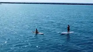 Stand Up Paddle Boarding Mom and Son #paddlesurf #sup #paddleboards #paddler #hawaiiliving #ocean