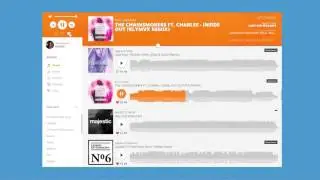 showcase of my early soundcloud desktop client