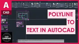 PDF text poly-line to text in Autocad