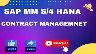 How to create a Contract in SAP MM|end to end configuration of Contract Management in SAP MM S4 HANA