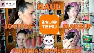 HAUL TEMU MAKEUP 💖PRIMERAS IMPRESIONES 💖 BRUNELA JOYAS #temu #haul #maquillaje #primerasimpresiones