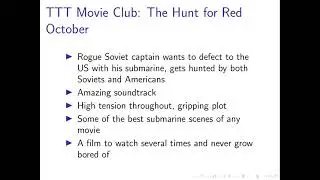 Movie Club: The Hunt for Red October (1990)