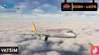 Microsoft Flight Simulator 2020 | Cologne Bonn (EDDK) - (LKPR) Václav Havel | Fenix A320 |#msfs2020