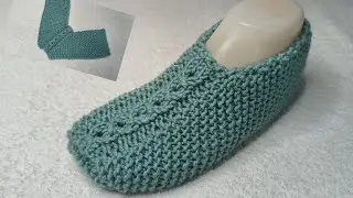 Следки спицами от мыска. Подробный МК