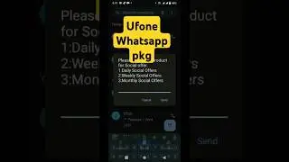Ufone monthly whatsapp package|Ufone internet package|Ufone whatsapp package monthly