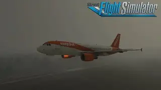 [MSFS] EZY5105 - EDDB to LEMG in the LVFR A320ceo