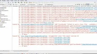 unsupported class file major version 65 eclipse | #eclipse #error