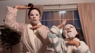 Our First Facials + Dance Party