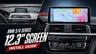 BMW F30 Android Screen Display 12.3| OEM Radio Upgrade Install DIY | BMW 3/4 series F30 F32 | Ugode