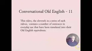 Conversational Old English - 11