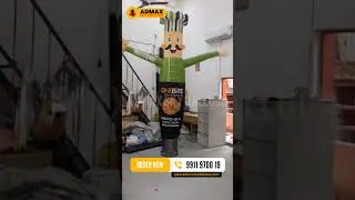Advertising Air Dancer Man #Balloon | Restaurants & Cafes | Admax Sky Balloon | Call 9911970019