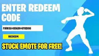 FREE STUCK EMOTE REDEEM CODE GLITCH IN FORTNITE!