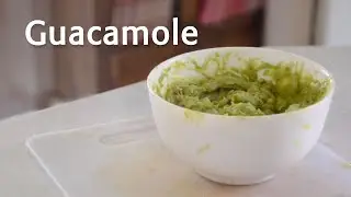How to make homemade guacamole dip