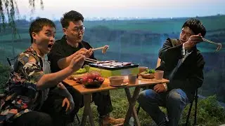 美術學院三小伙進山寫生！秋日風光無限好，不如再來搞點小燒烤【野居青年】