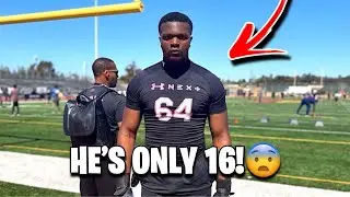 This 6’6 270 POUND 16 Year OLD is Gonna be DANGEROUS! (Jahkeem Stewart)