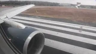 Fantastic HD First Class Airbus A319 Takeoff From Charlotte On Board US Airways!!!