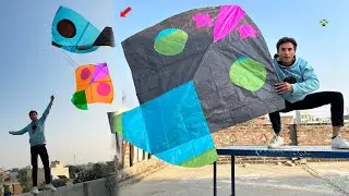 Umar Kite Catch With Double Tape | 2 Kite Cut