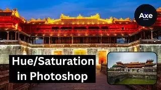 How can I change any color in Photoshop using Hue/Saturation?