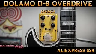 DOLAMO D-8 Overdrive Guitar Pedal  Demo (NO TALKING)