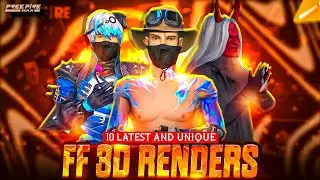 Free Fire 3D Renders Pack || Most Rare Render Pack 🧡 || Unique Renders FF || HD Renders Pack 🔥