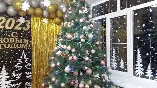 Новогодняя фотозона в школе