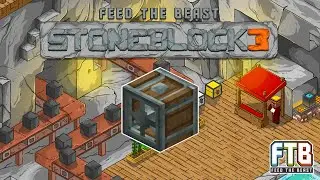 FTB Stoneblock 3 - EP3 - Washing Gravel - Minecraft Bedrock Marketplace Mod pack