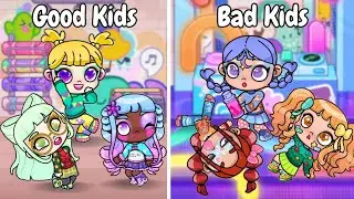 Good Kids VS Bad Kids 😇😈🎄☃️ | Toca Boca | Avatar Story