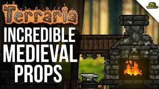 INCREDIBLE MEDIEVAL BUILDS AND DECORATIONS | TERRARIA 1.4
