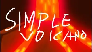 Making a simple volcano in Ibis Paint X!