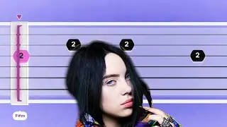 Billie Eilish - TV  (EASY SLOW Guitar Tabs & chords Tutorial)