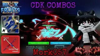 My top 4 favorite combos with Cursed Dual Katana | Mobile Player / Blox Fruits