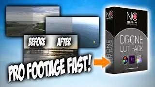 CINEMATIC DRONE LUTS - Drone LUT pack includes FREE DRONE LUT!