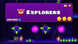 Прохожу ПОЛНУЮ ВЕРСИЮ Explorers в Geometry Dash