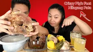 SPECIAL NILAGA na PATA ala Bisaya Studio + FRIED PIG'S FEET MUKBANG | Matinding Kainan na naman!!!