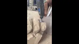 Gigantic Giants Feet!🐾| Dremel #shorts